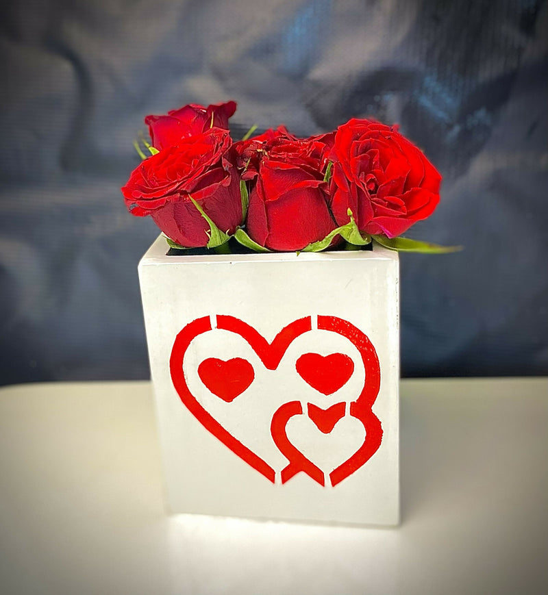 Einzigartige Blumenbox.