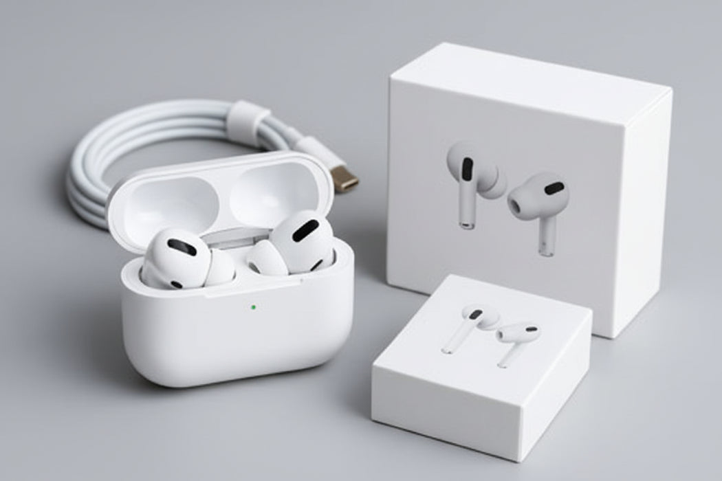 AirPods Pro style wireless earbuds