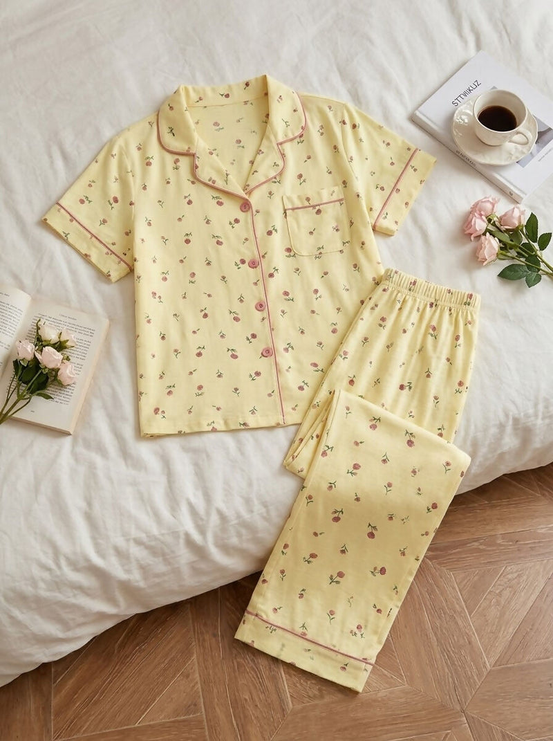 Habiba Women's Pajamas, Size Medium (M), Weight Per Piece 1 kg