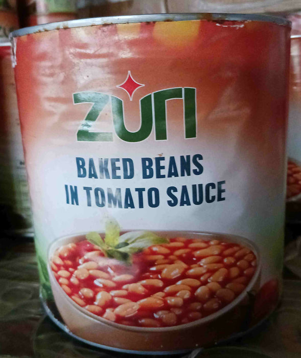 ZURI BAKED BEANS IN TOMATO SAUCE 2.5KG