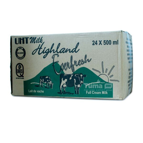 Highland EverFlesh Full  Milk Carton/24*500ml