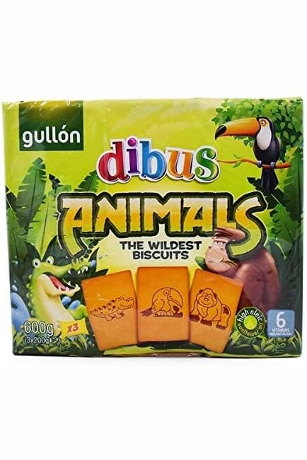 Gullon Dibus Animals The Wildest Biscuits/ 600 g