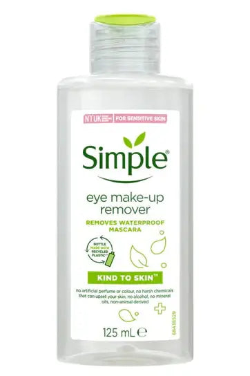 SIMPLE Kind to Skin Eye Makeup Remover - 125ml