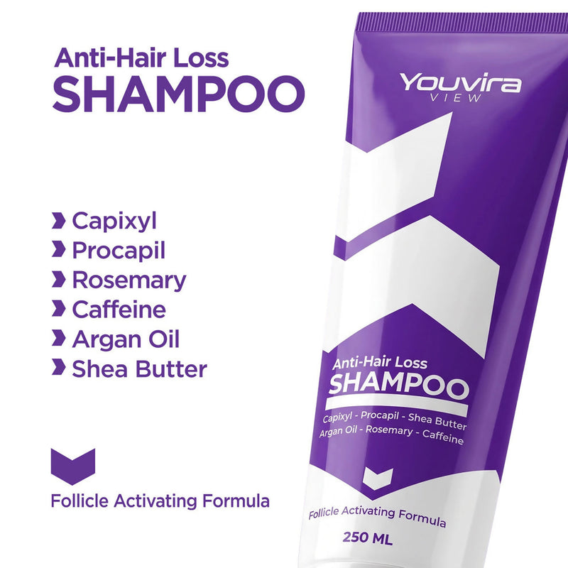 Youvira anti hair loss shampoo 250 ml