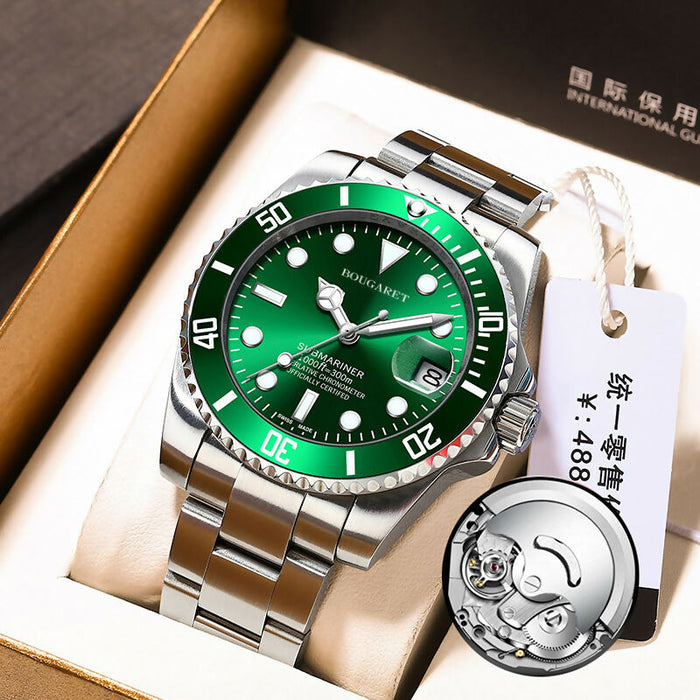 Fan-Exclusive: Luxury Swiss Green Submariner Men's Watch