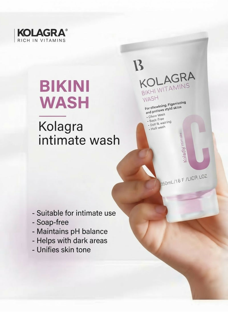 Kolagra bikini whitening wash 200 ml