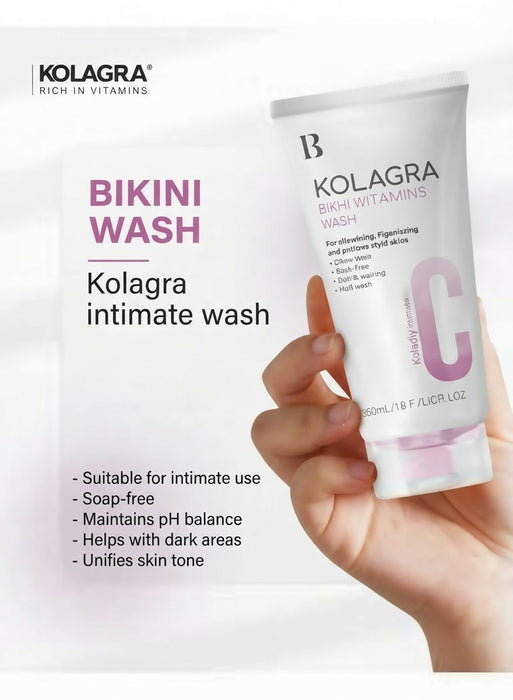 Kolagra bikini whitening wash 200 ml