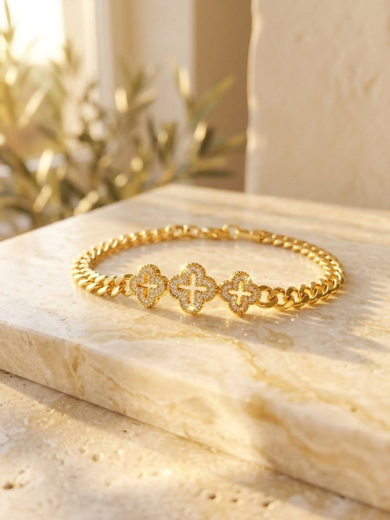 Gold plated bracelet