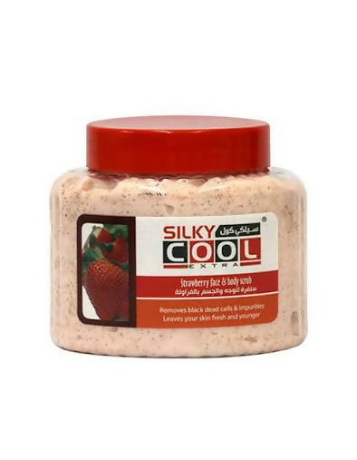 Silky Cool Strawberry Face & Body Scrub