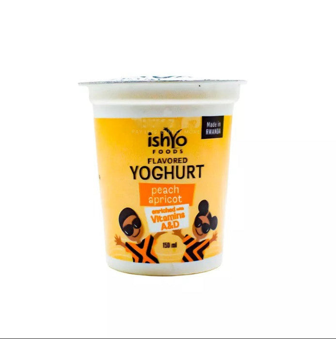 Ishyo Peach Apricot+Vitamin A&D Flavored Yoghurt 150ml