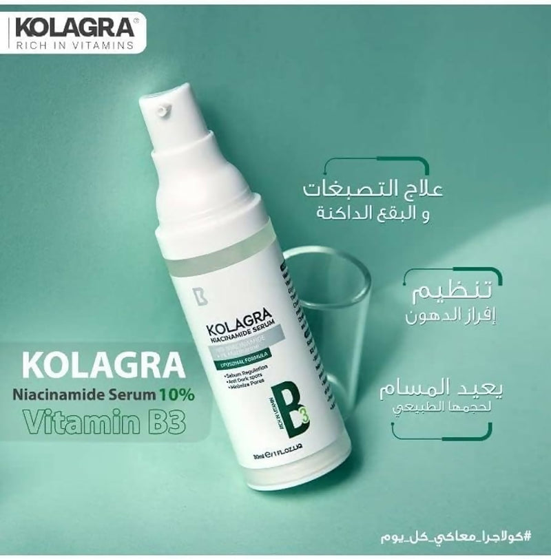 Kolagra niacinamide serum 30 ml