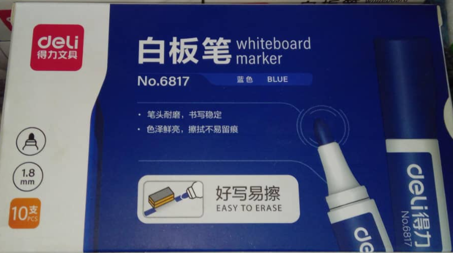 Blue Whiteboard Marker/ 10pieces