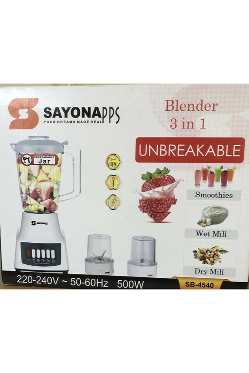 Sayona blender 3in1 SB4540 murukali.com